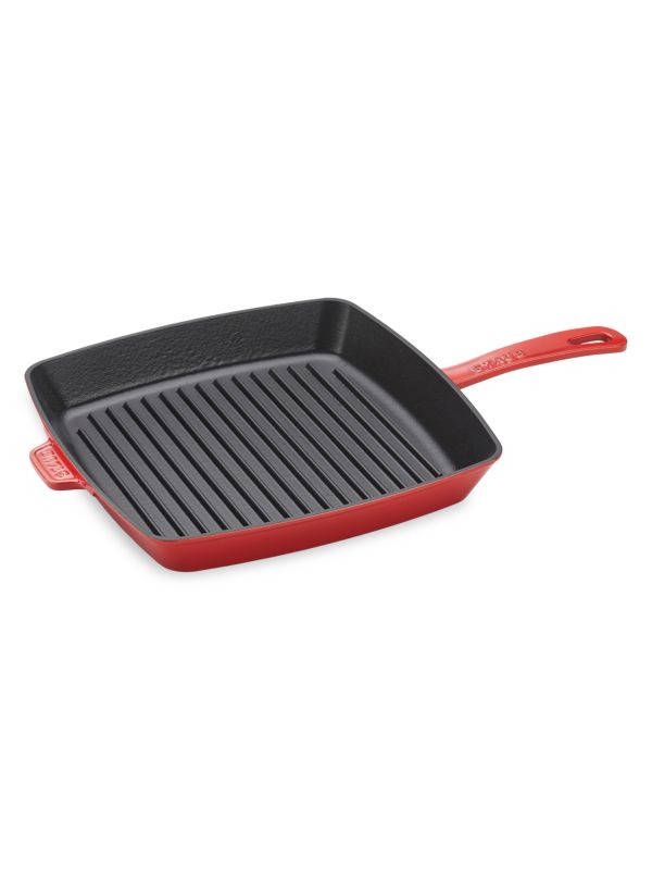 Staub 12 Inch Square Cast Iron Grill Pan